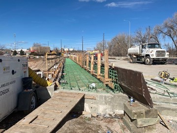Omaha Street Rapid Creek bridge deck widening – eastbound lanes